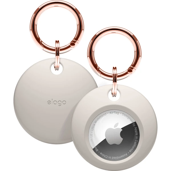 ELAGO Airtag Basic Case pouzdro pro Apple AirTag béžové - Puzdra - Hlavný obrázok