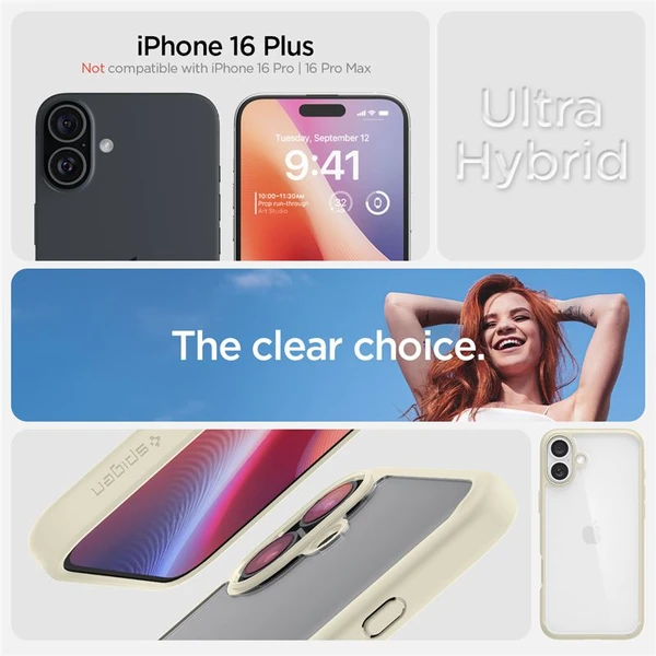 Spigen Ultra Hybrid kryt iPhone 16 Plus mute beige - Puzdra - Obrázok 05cbe1990fad4ad18d0a764cea5bb63a