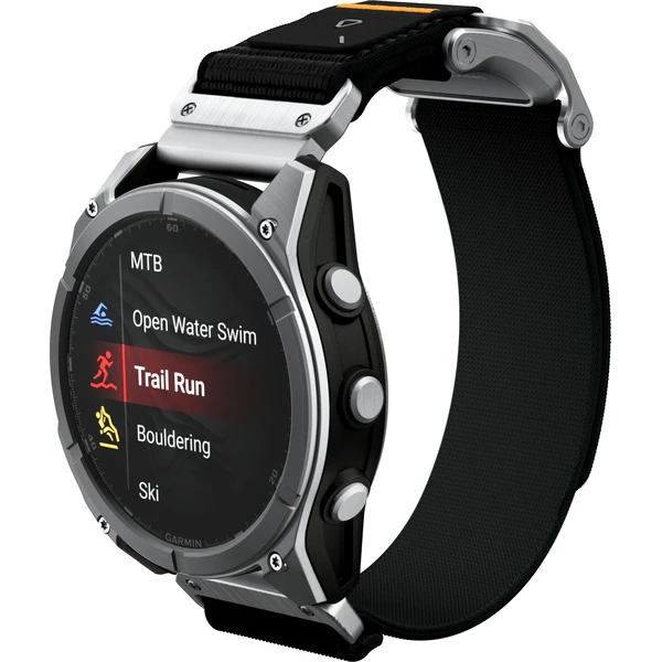 Aulumu C11 Mag-Buckle Slim remienok Garmin Watch (QuickFit 26mm) Strieborná spona/Čierny remienok - Remienky - Obrázok 05d04aaea18b4576be27b6e5b94a1258