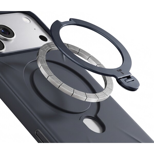 Torras OStand Q3 Silicone MagSafe kryt iPhone 18 Pro sivý - Puzdra - Obrázok 05fd14170d3d48b8a43a1b306588b412
