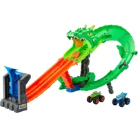 Hot Wheels MONSTER TRUCKS Mattel - Dráha Dračia Skaza - Hračky