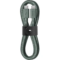 Native Union Belt Cable (USB-C - USB-C) 1,2m, slate green - Káble a redukcie