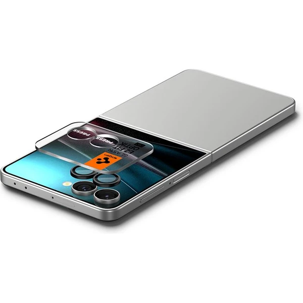 Spigen Glass TR EZ Fit Optik Pre HD sklo Samsung Galaxy Z Flip7 čierne (2 ks) - Ochranné fólie a sklo - Obrázok 061b82daa5794b04884c14feb78735a4