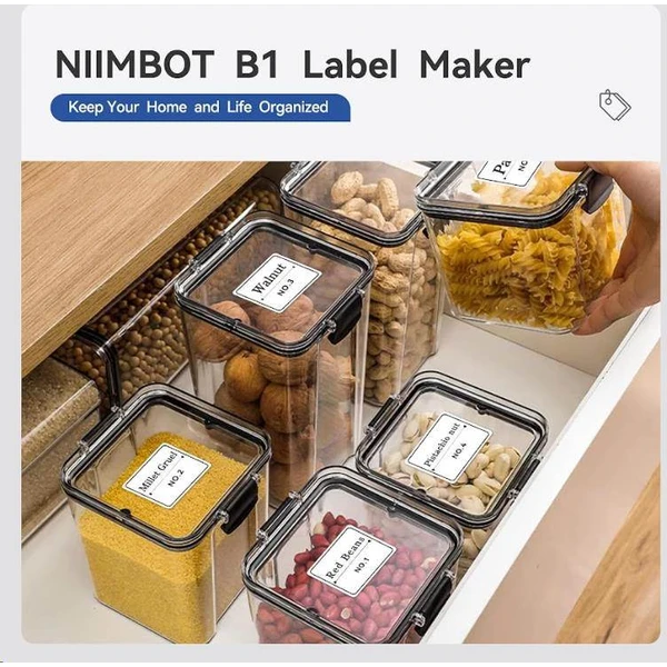 Niimbot tlačiareň štítkov B1 Smart šedá + rolka štítkov 210ks - Štítkovače - Obrázok 061be05282f449ef97d7a4290b4a7029