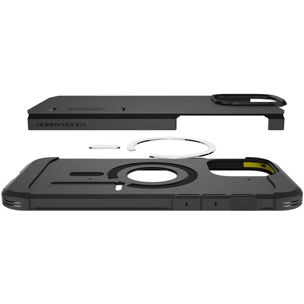 Spigen Tough Armor MagSafe kryt iPhone 16 Pro Max black - Puzdra - Obrázok 061e66008e1c43358a59bf072c005731
