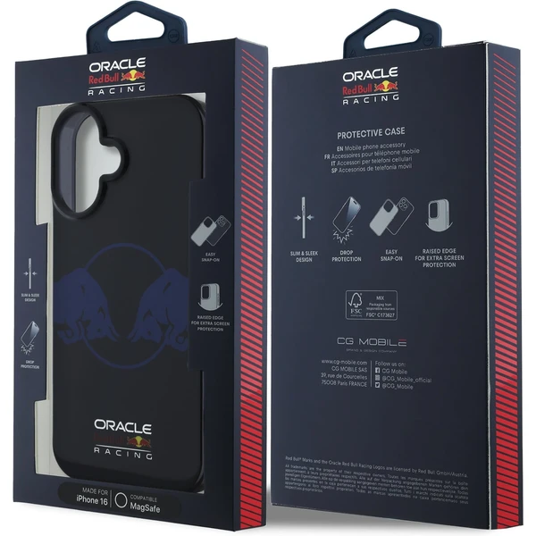 Oracle Red Bull Racing PC/TPU Two Bulls Magsafe kryt iPhone 16 modrý - Puzdra - Obrázok 06370baeb8534ae5ac3ff54afa7b13d1