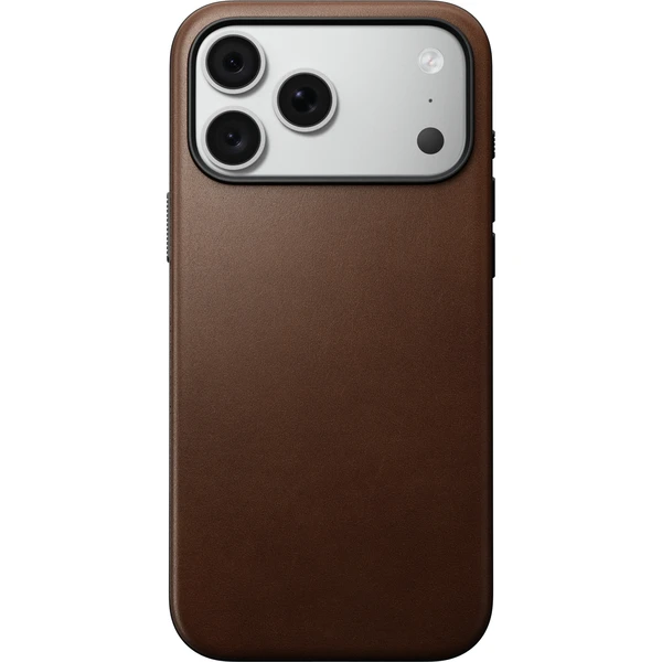 Nomad Modern Leather MagSafe kožený kryt iPhone 17 Pro Max/18 Pro Max Brown - Puzdra - Obrázok 063b48bf5d864d309260727f9f6ce8ea