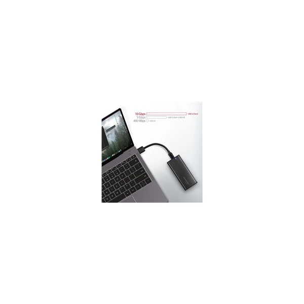 AXAGON EEM2-SBC externý box pre M.2 SATA SSD kovový USB-C 3.2 - Externé boxy - Obrázok 0660700301