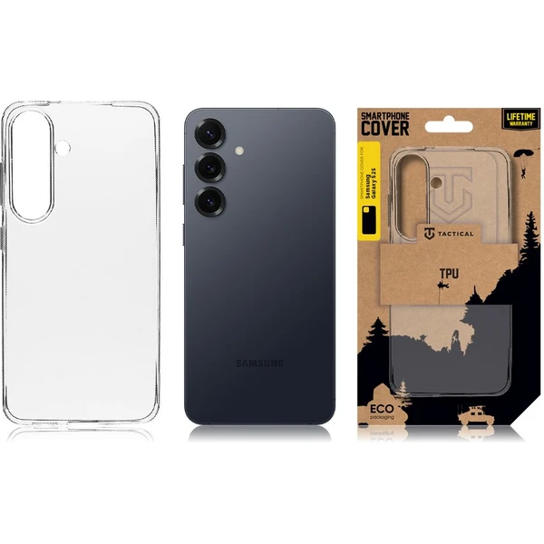 Tactical TPU Kryt pre Samsung Galaxy S25 číry - Puzdra - Obrázok 06624f2394c34f51b5b87b57565d6001