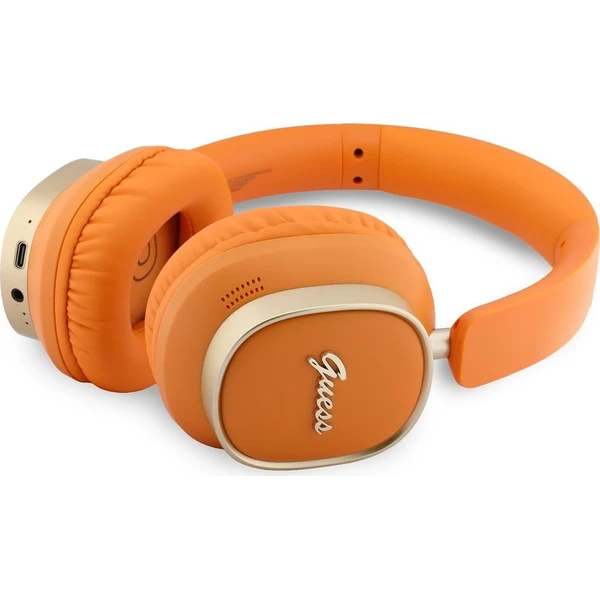 Guess Rectangle Metal Script Logo ENC Bezdrôtová Slúchadlá Orange - Slúchadlá - Obrázok 0669d24fc35b4fa1a5ded769da7226eb