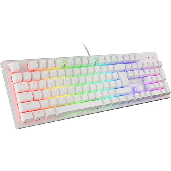 Genesis THOR 303 TKL Outemu Brown mechanická klávesnica CZ/SK biela - Klávesnice - Obrázok 06C6000N01