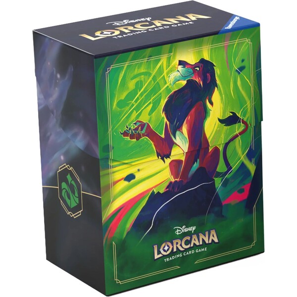 Disney Lorcana: Azurite Sea - Deck Box Scar - Vengeful Lion from The Lion King