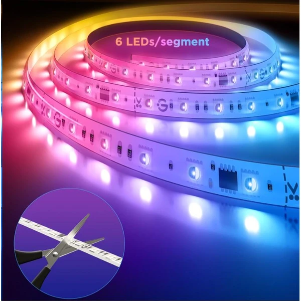 Govee Strip Light 2 Pre RGBICWW Matter LED pásik, 5m - Inteligentné osvetlenie - Obrázok 06b4933dcee446b19c2552ac1647044f