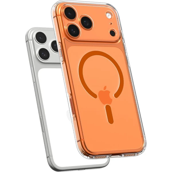 Spigen Ultra Hybrid MagSafe kryt iPhone 17 Pro priehľadná oranžová - Puzdra - Obrázok 06c580da4e414fe7a41ff01e903f9490