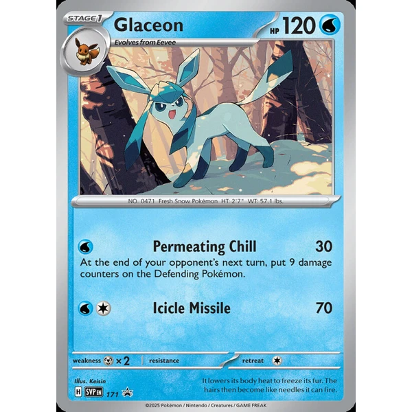Glaceon (SVP 171) - SVP Black Star Promos - Kusové karty - Hlavný obrázok