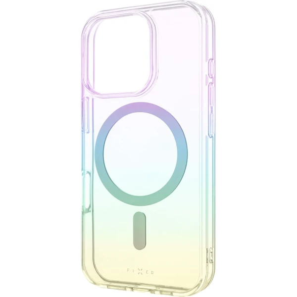 FIXED MagRainbow kryt s MagSafe Apple iPhone 16 Pro dúhový - Puzdra - Hlavný obrázok