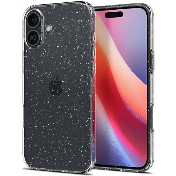 E-shop Spigen Liquid Crystal Glitter kryt iPhone 16 Plus crystal quartz