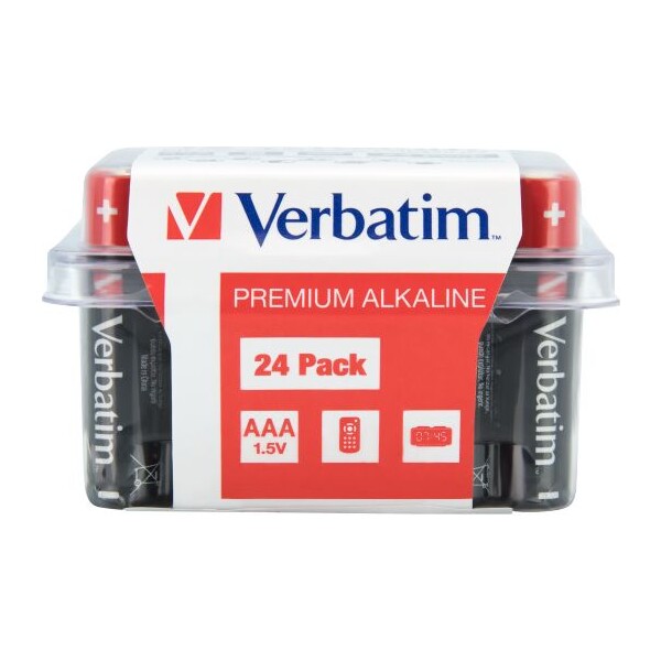 Verbatim AAA alkalická batéria LR3 (24 ks)
