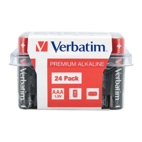 Verbatim AAA alkalická batéria LR3 (24 ks) - Batérie - Hlavný obrázok