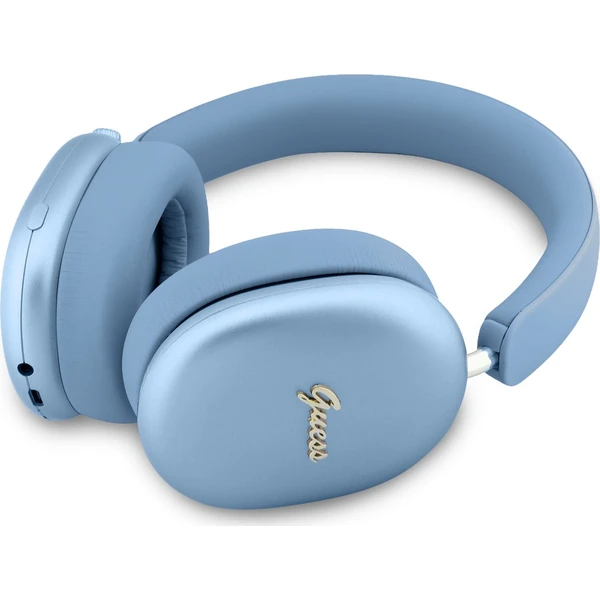 Guess Metallic Finish Gold Script Logo ENC Bezdrôtové Slúchadlá Light Blue - Slúchadlá - Obrázok 0744be36eae94bb997f2933031369fa3