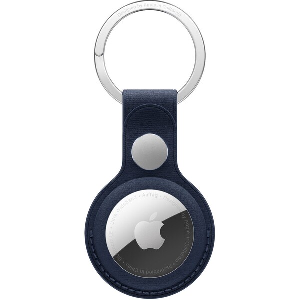 Apple FineWoven kľúčenka na AirTag tmavo modrá