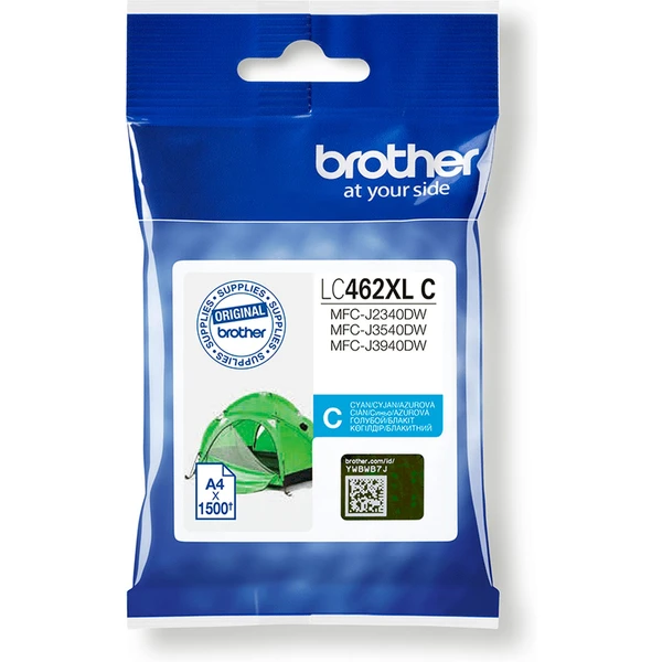 Brother LC462XLC atrament tyrkysový - Tonery - Hlavný obrázok