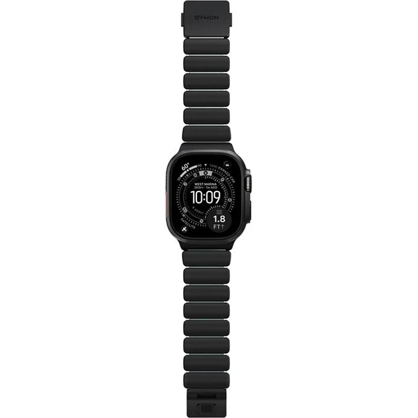 Nomad Stratos Band FKM remienok Apple Watch 45/46/49mm Black Titanium/Icy Blue - Remienky - Obrázok 075c896adda24e28a34170aa96761de7