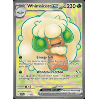 Whimsicott ex (WHT 157) - White Flare [Holo] - Kusové karty