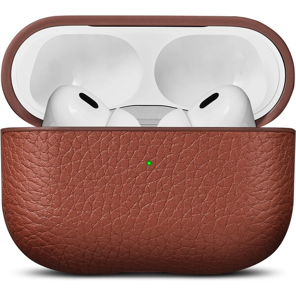 E-shop Woolnut Leather kožené puzdro pre AirPods Pro 2. generácia hnedé
