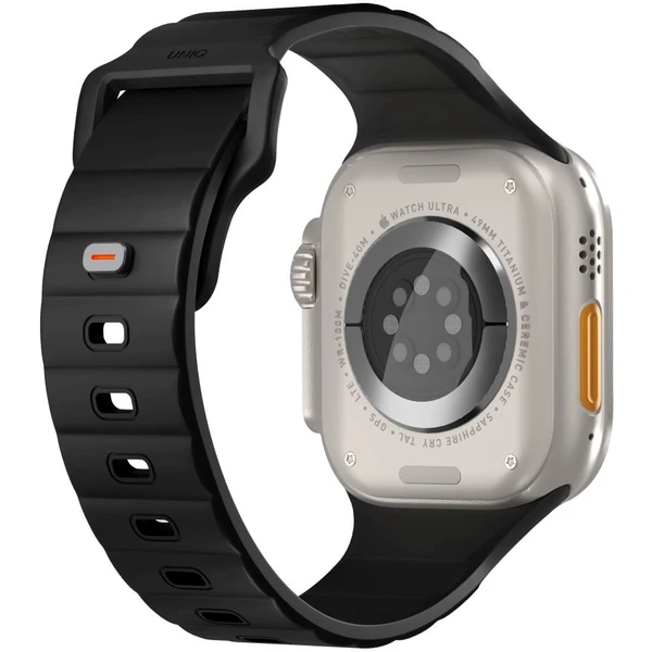 UNIQ Stride FKM Rubber vodeodolný remienok Apple Watch 49/45/44/42mm čierny - Remienky - Obrázok 07ab738fa917442aafaecee1a3cdfdac