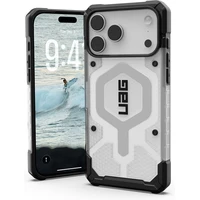 UAG Pathfinder Clear Magsafe kryt iPhone 17 Pro Max číry/strieborný - Puzdra