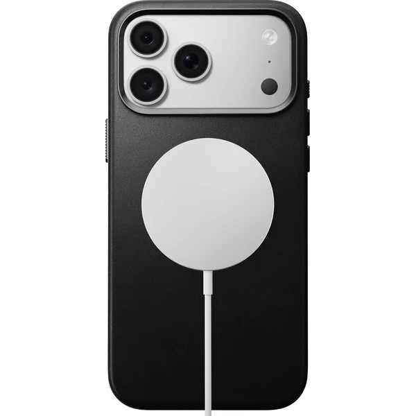 Nomad Traditional Leather MagSafe kožený kryt iPhone 17 Pro Max/18 Pro Max Black - Puzdra - Obrázok 07e30c5f336543c2bcfad56d7f04cacd