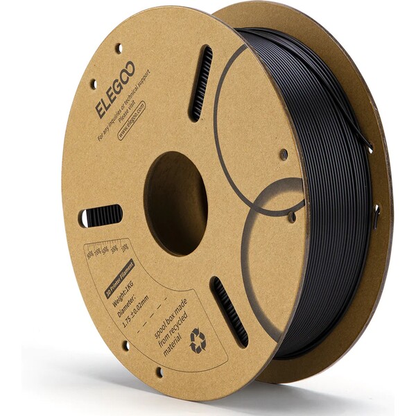 ELEGOO Filament PLA 1.75 mm, 1kg, čierna