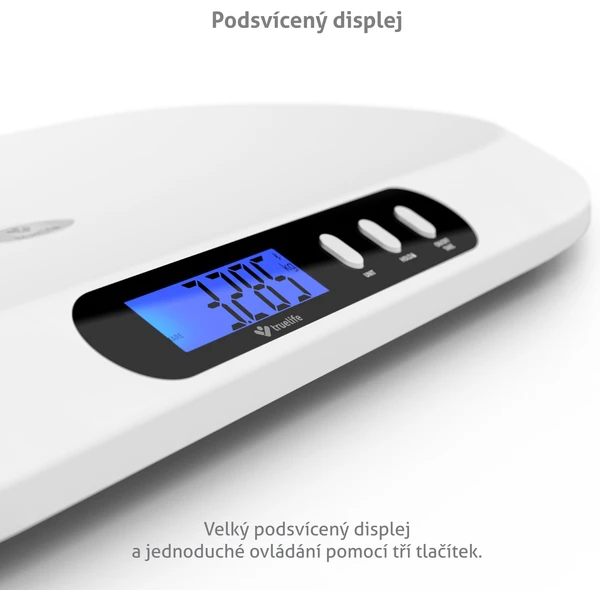TrueLife BabyScale B5 BT dojčenská váha - Inteligentné váhy - Obrázok 0822ac1b397649cd9d81828533f9c78b