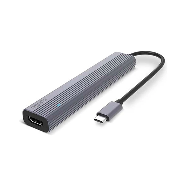 Spello USB-C Hub Slim 7v1 - USB huby - Obrázok 0823G00101