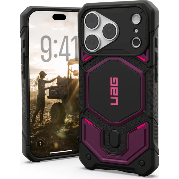 UAG Monarch Pro MagSafe, deep purple synth - iPhone 2026 Pro/17 Pro - Puzdra - Hlavný obrázok