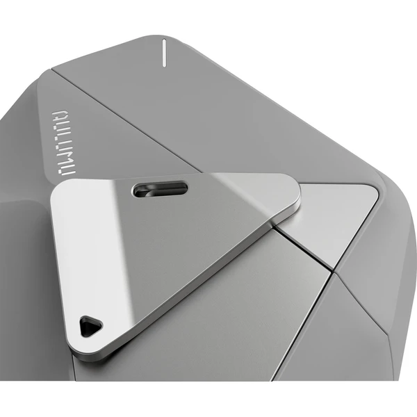 Aulumu A29 Geometrické puzdro AirPods 4 Šedé - Puzdra - Obrázok 08405ee770f6401295433033f7ff281d