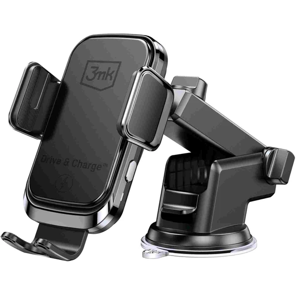 3mk držiak do auta Drive & Charge, 15W bezdrôtové nabíjanie - Držiaky - Obrázok 0854ef15e3e24bb79588f6f2680b6946