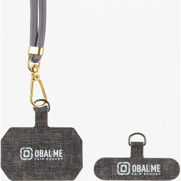 OBAL:ME NeckTag Allure popruh na telefón tmavo šedý - Popruhy a crossbody - Obrázok 085e60fe97364296b03de4860ecaa888