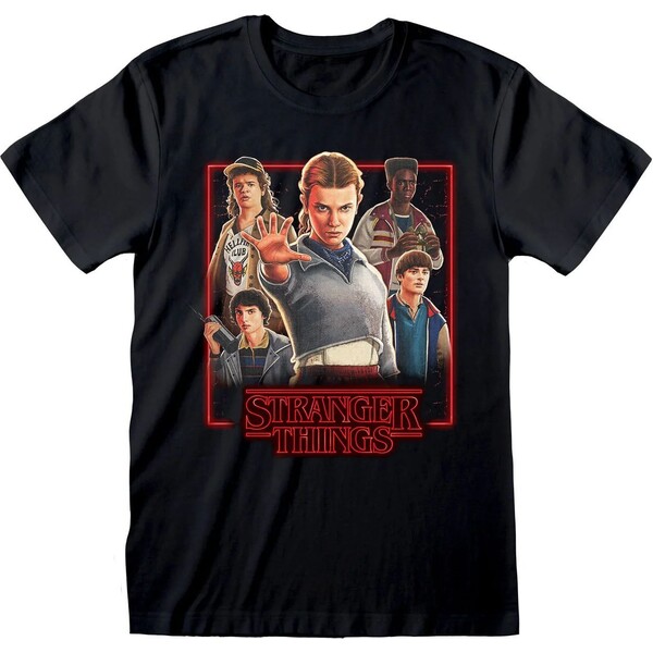 E-shop Tričko Stranger Things - Characters in Glowing Box L