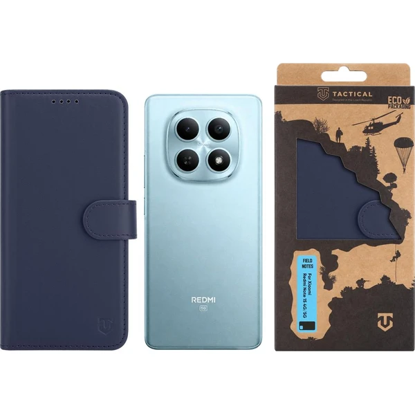 Tactical Field Notes puzdro Xiaomi Redmi Note 15 4G/5G modré - Puzdra - Obrázok 088e3ffc387e4dd4856c0d6089f28e75