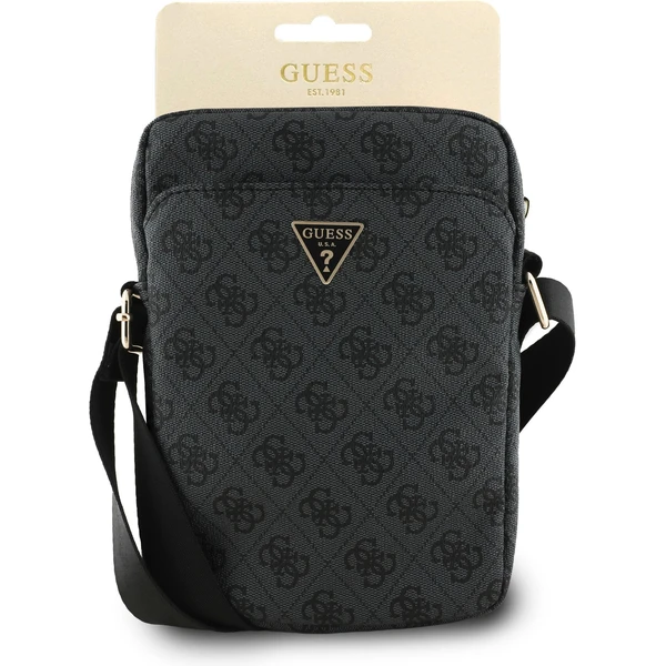 Guess PU 4G Triangle Logo taška 8" čierna - Puzdra - Obrázok 089602dab00b46ae9735d886548fbedb
