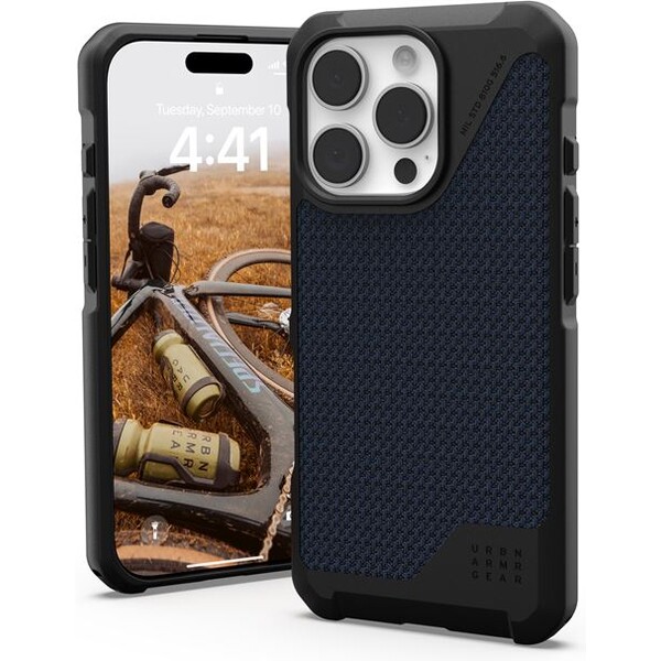 UAG Metropolis LT Magsafe Kevlar kryt iPhone 16 Pro tmavo modrý