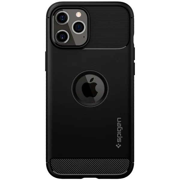 Spigen Rugged Armor kryt iPhone 12 / 12 Pro čierny - Puzdra - Obrázok 08B3200401