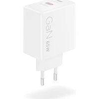 Lenovo Dual USB-C 65W GaN nabíjací adaptér biely - Nabíjačky
