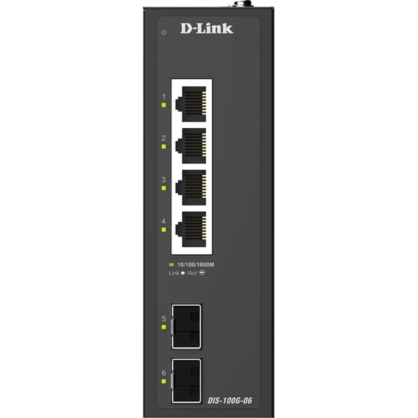 D-Link 6-portový gigabitový priemyselný nespravovaný switch - Switche - Obrázok 08CL000K01