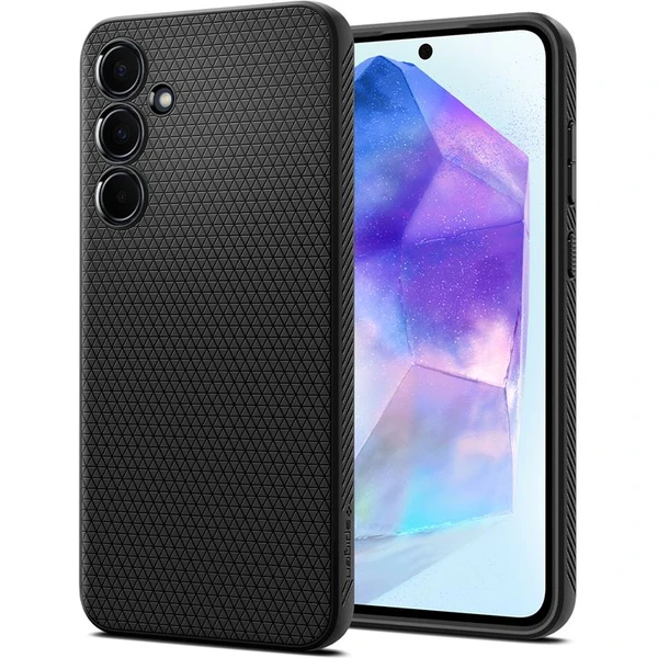 Spigen Liquid Air kryt Samsung Galaxy A55 matne čierny - Puzdra - Hlavný obrázok