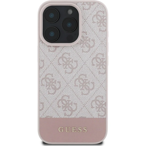 Guess PU 4G Stripe kryt iPhone 16 Pro Max ružový - Puzdra - Obrázok 08d2b9541c1e482893525ca8bb7902bd