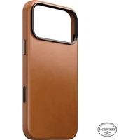 Nomad Traditional Leather (Horween) MagSafe kožený kryt iPhone 18 Pro Max Saddle - Puzdra