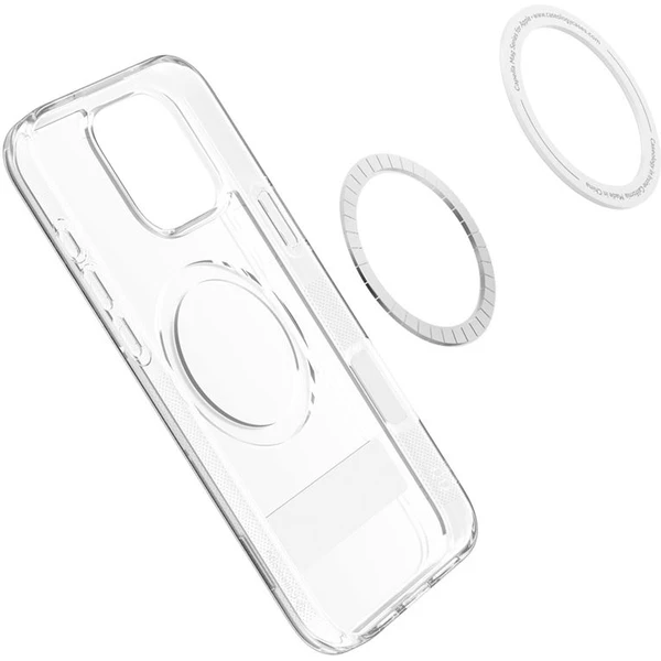 Spigen Caseology Capella MagSafe Kickstand kryt iPhone 16 Pro clear gray - Puzdra - Obrázok 091102b74a5448139692702b2ab1da6f